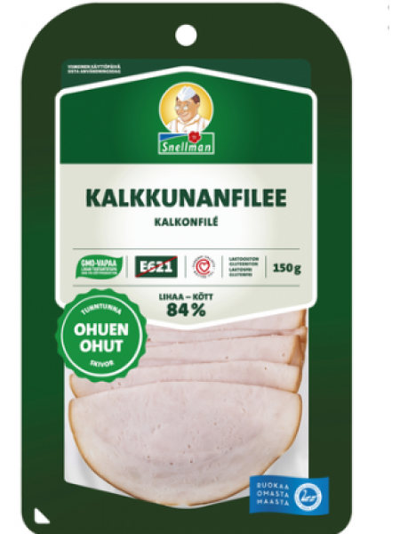 Филе индейки Snellman kalkkunanfilee 150г в нарезке