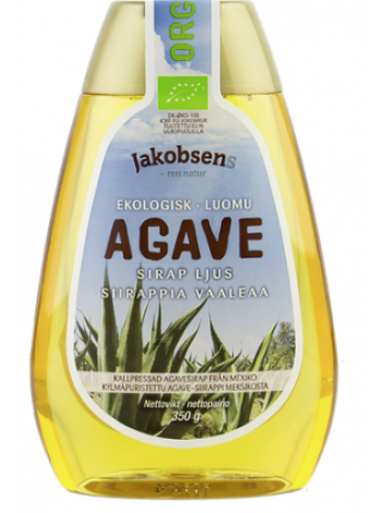 Сироп агавы органический Jakobsen Agavesiirappi Vaalea Luomu 350 г 