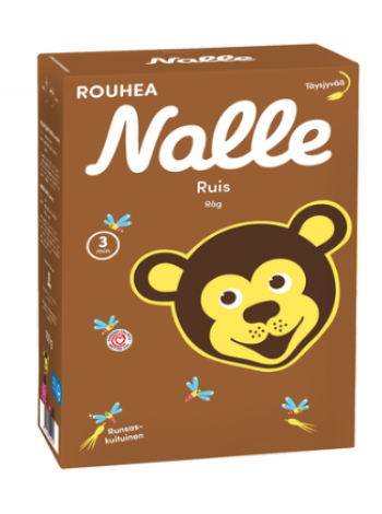 Цельнозерновая ржаная каша Nalle Ruis Täysjyvähiutale 700г