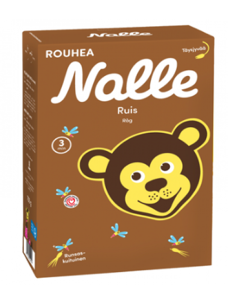 Цельнозерновая ржаная каша Nalle Ruis Täysjyvähiutale 700г