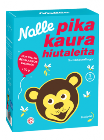 Овсяная каша Nalle pikakaurahiutaleita 500г