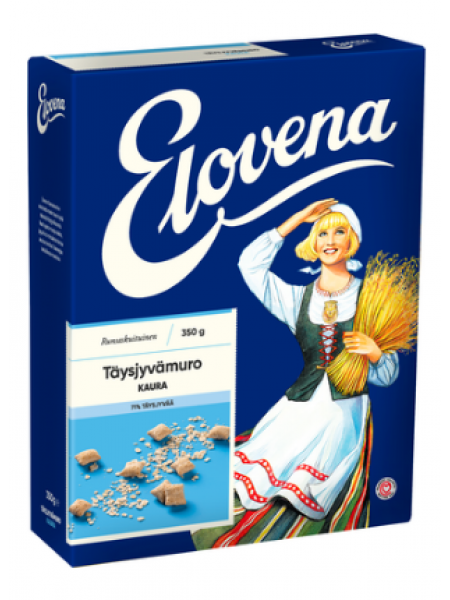 Цельнозерновые овсяные подушечки Elovena Täysjyväkauramuro 350г