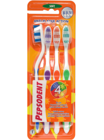 Зубные щетки Pepsodent 4 шт