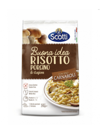 Смесь для приготовления Ризотто с гречкой и грибами Riso Scotti 210 г 