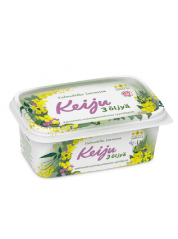 Спред из рапсового масла Keiju 3 öljyä rypsiöljymargariini 60% 400 г 