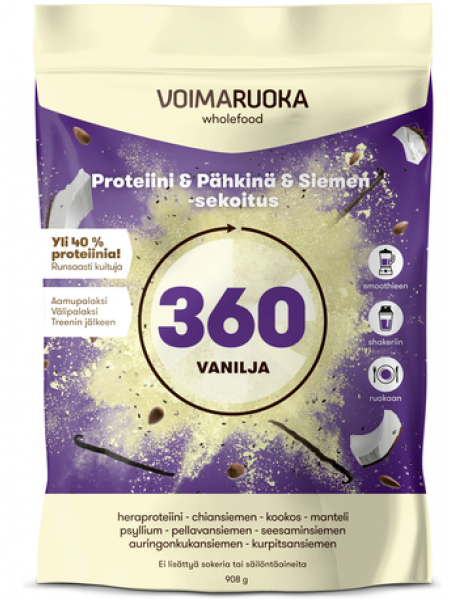 Цельнозерновая смесь со вкусом ванили и пряностей Power Food 360 908 г  