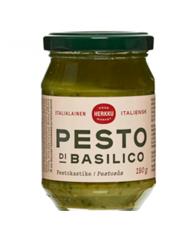 Деликатесный соус песто с базиликом Herkku Pesto Di Basilica 190г
