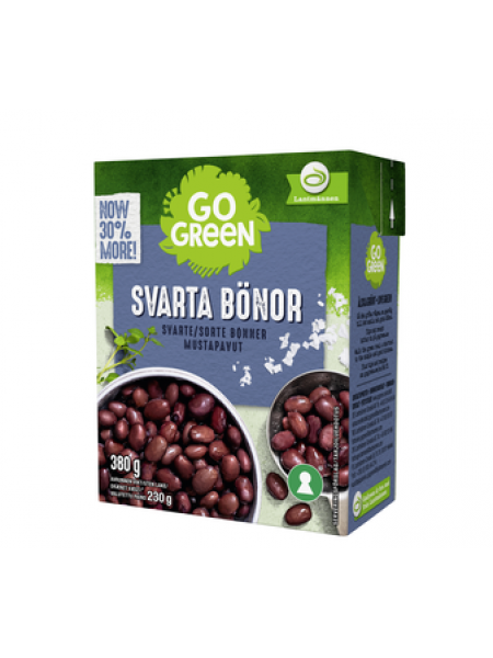 Черная фасоль GoGreen 380г