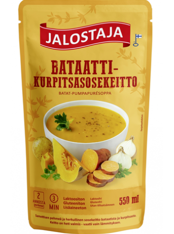  Сладкий картофельно-тыквенный суп-пюре Jalostaja Bataatti-kurpitsasosekeitto 550мл