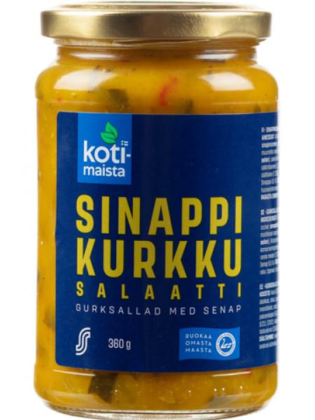 Огуречный салат в горчице Kotimaista Sinappikurkkusalaattia 360 г 