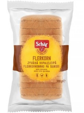 Хлеб без глютена Schär Flerkorn Jyväisä Viipaleleipä 300г